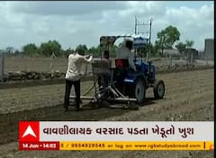 રાજકોટ: વાવણીલાયક વરસાદ પડતા ખેડૂતો વાવણીમાં જોતરાયા