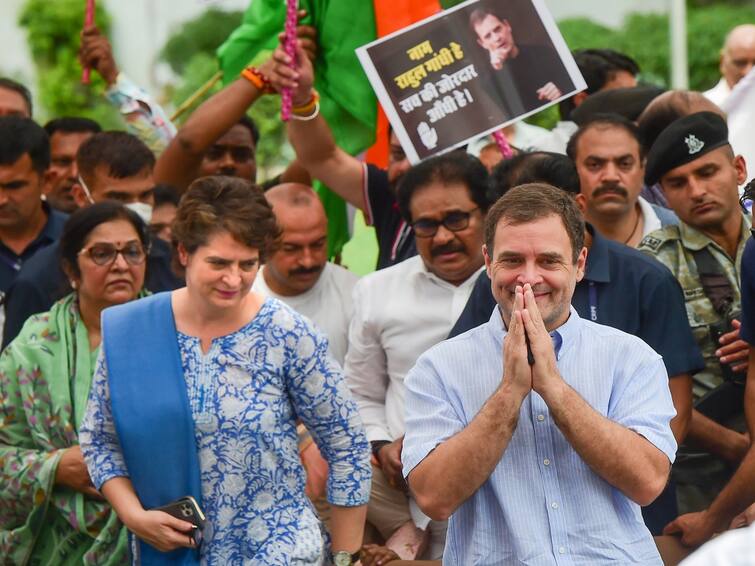 Rahul questioned for 2nd day in National Herald money-laundering case; leaves ED office after 4 hrs National Herald Case: వరుసగా రెండో రోజూ అదే సీన్- రాహుల్ గాంధీకి బ్రేక్ ఇచ్చి మళ్లీ ఈడీ విచారణ