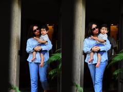 Kareena Kapoor Pics: लाडले जेह को गोद में लिए करीना कपूर हुईं स्पॉट, छोटे नवाब की क्यूटनेस के दीवाने हुए फैंस