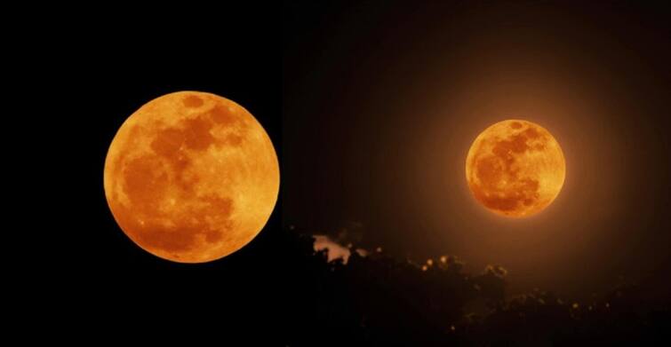 The first strawberry supermoon of the year 2022 in the sky on June 14, 2022, special things વર્ષ 2022નો પ્રથમ સ્ટ્રોબેરી સુપરમૂન આકાશમાં જોવા મળ્યો, જાણો શું છે આ ગુલાબી ચંદ્ર....