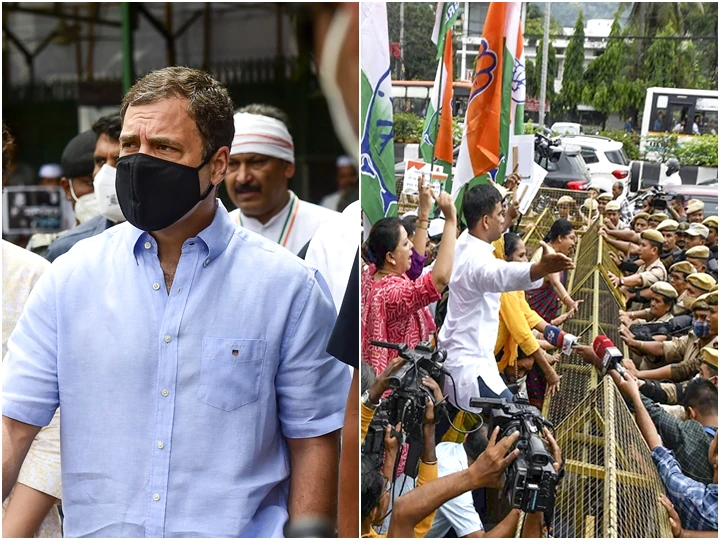 National Herald Case: Congress Party's protest pursued on Day 3 of Rahul Gandhi's questioning