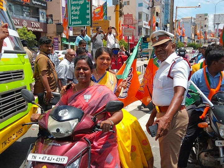 தெருத்தெருவாக வட்டமடித்த பாஜகவினர்; துரத்திச் சென்ற போலீஸ் - சிரித்த பொதுமக்கள்..!