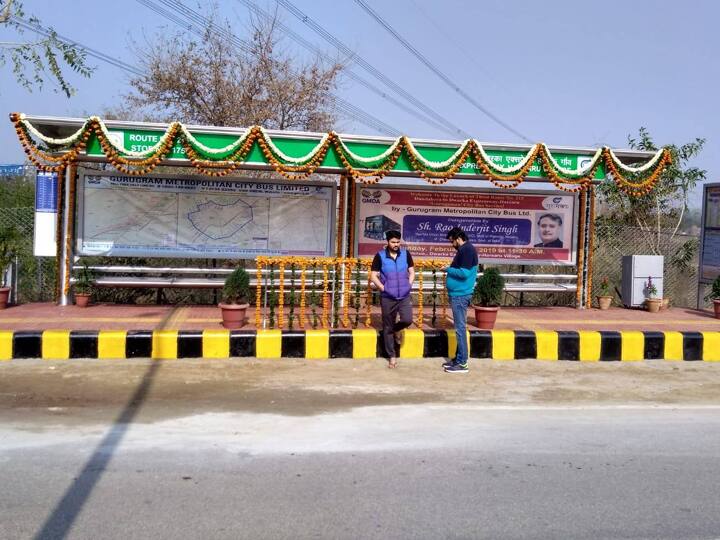 Gurugram Bus Queue Shelter Will Change now the look like Singapore bus stop Gurugram Bus Queue Shelter: सिंगापुर के बस स्टॉप जैसे दिखेंगे गुरुग्राम के बस क्यू शेल्टर, GMCBL ने निजी कंपनी के साथ किया करार