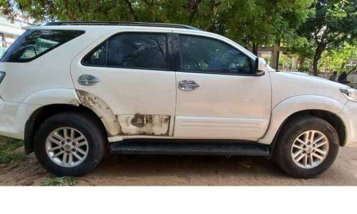 Trichy: 7 arrested for bombing Muttaraiyar Progressive Union executive car முத்தரையர் முன்னேற்ற சங்க நிர்வாகி கார் மீது வெடிகுண்டு  வீச்சு -  திருச்சியில் பரபரப்பு..!