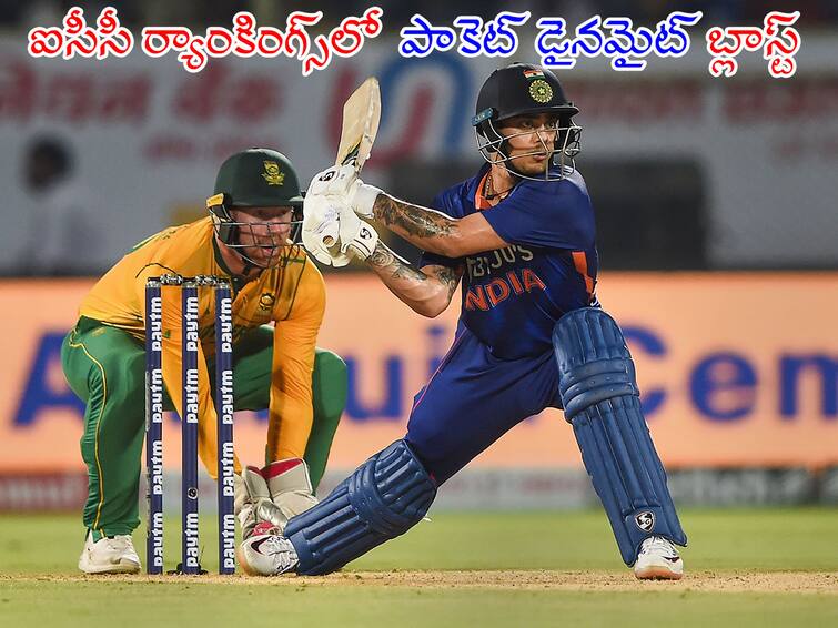 Ishan Kishan becomes highest rated India batter in icc t20 rankings ICC T20 Rankings: పాకెట్‌ డైనమైట్‌ బ్లాస్ట్! రాహుల్‌, కోహ్లీని దాటి టాప్-7కు ఇషాన్‌