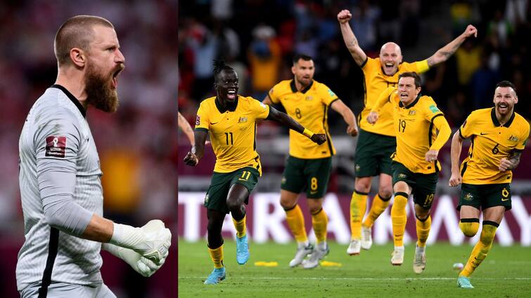 Australia 'Dancing' goalkeeper Andrew Redmayne sparks meme fest after sending Australia to Qatar World Cup World Cup: হাত-পা ছুড়ে নাচতে নাচতেই দুরন্ত সেভ, রেডমেনের হাত ধরেই কাতার বিশ্বকাপে অজিরা