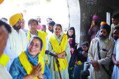 ਕੈਬਨਿਟ ਮੰਤਰੀ ਜਿੰਪਾ ਤੇ ਵਿਧਾਇਕਾ ਅਨਮੋਲ ਗਗਨ ਮਾਨ ਨੇ ਗੁਰਮੇਲ ਸਿੰਘ ਦੇ ਹੱਕ ’ਚ ਕੀਤਾ ਚੋਣ ਪ੍ਰਚਾਰ, ਬਹੁਮੱਤ ਨਾਲ ਜਿੱਤ ਦਾ ਦਾਅਵਾ