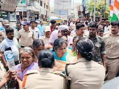 Telangana: Protest By Oustees Of Reservoir Project Turns Violent, Cops Among Those Injured