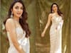 IN PICS| Kiara Advani Is A Vision To Behold In A White Saree