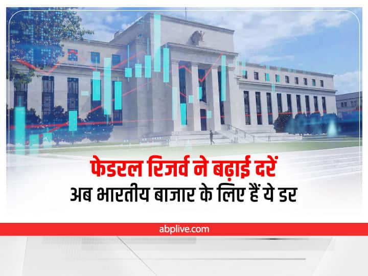 Explained: Federal Reserve Hike Interest Rates effects on Indian Markets and Currency Explained: फेडरल रिजर्व ने की ब्याज दरों में बढ़ोतरी, जानें अमेरिका से लेकर भारत पर कैसा होगा असर