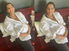 Sonam Kapoor Baby Bump : बेबी शॉवर के बाद थकी हुई दिखीं सोनम कपूर, पति ने शेयर कीं ऐसी फोटोज़