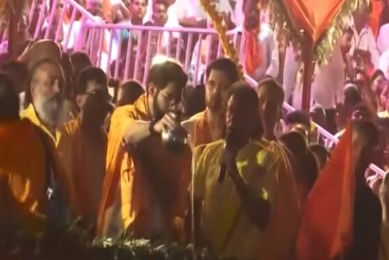 આદિત્ય ઠાકરેએ કર્યા અયોધ્યામાં રામલ્લાના દર્શન, કહ્યું-‘રાજકારણ માટે નહીં માત્ર દર્શન માટે આવ્યો છું’