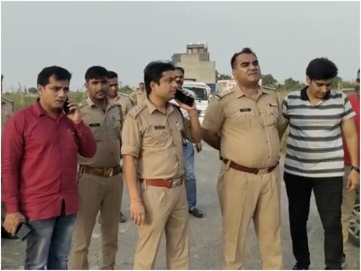 greater noida police arrested a wanted criminal in dadri ann Greater Noida एनकाउंटर में इनामी शार्प शूटर अरेस्ट, अनिल दुजाना और रणदीप भाटी गैंग से है कनेक्शन