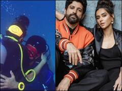 Watch: समंदर के अंदर रोमांटिक हुए फरहान अख्तर और शिबानी दांडेकर, वीडियो वायरल