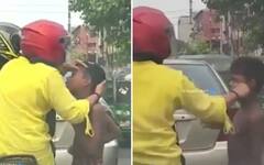 Watch: ਟ੍ਰੈਫਿਕ ਸਿਗਨਲ 'ਤੇ ਮਹਿਲਾ ਨੇ ਮਾਸੂਮ ਬੱਚੇ ਦੀ ਇੰਝ ਕੀਤੀ ਮਦਦ, ਵੀਡੀਓ ਸੋਸ਼ਲ ਮੀਡੀਆ 'ਤੇ ਵਾਇਰਲ