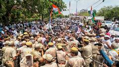 National Herald Case: রাহুলকে জেরা ইডির, দেশজুড়ে কংগ্রেসের বিক্ষোভে ধুন্ধুমার