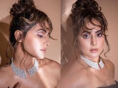 Hina Khan : ડાયમંડ નેકલેસ પહેરીને હિના ખાને આપ્યા કાતિલ પોઝ, જુઓ Photos