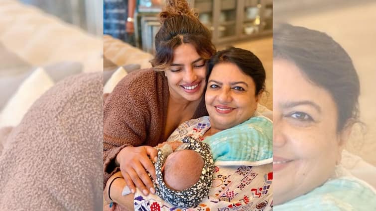 Priyanka Chopra: Actress Priyanka Chopra shares an adorable photo on her mother's birthday Priyanka Chopra: এক ফ্রেমে তিন প্রজন্ম, মায়ের জন্মদিনে আদুরে ছবি শেয়ার করলেন প্রিয়ঙ্কা