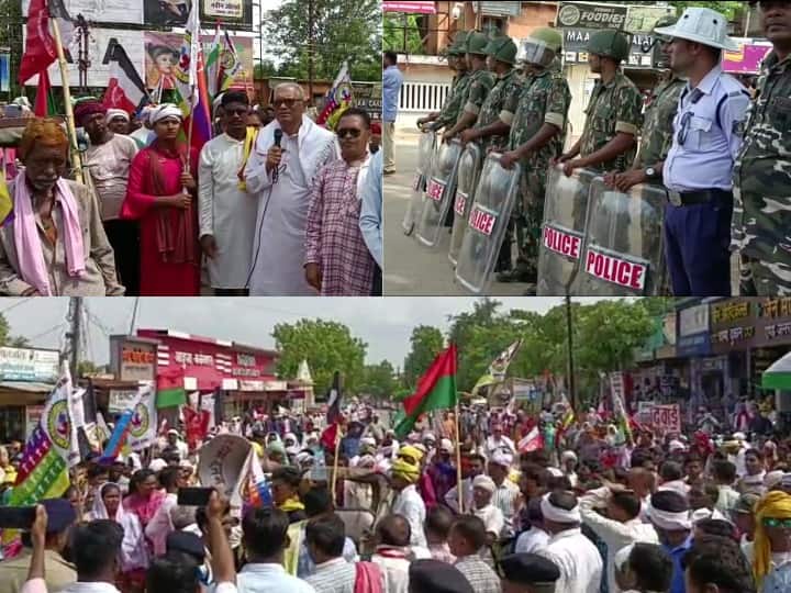 Balod Sarva Adivasi Samaj Jail Bharo Andolan rally taken out for the arrest of Baba Balak Nath ANN Balod News: बालोद में सर्व आदिवासी समाज का जेल भरो आंदोलन, बाबा बालक नाथ की गिरफ्तारी की मांग