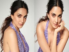 Kiara Advani Latest Photos: पर्पल हॉल्टर नेक गाउन में छाया कियारा आडवाणी का ग्लैमरस लुक