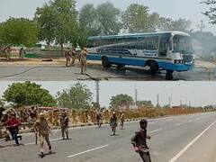 Agnipath Protest: मथुरा में अग्निपथ योजना को लेकर बवाल, गुस्साए युवाओं ने की किया पथराव, पुलिस ने आंसू गैस के गोले छोड़े