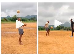 64 வயதில் அதகளமாக கால்பந்து.. இதயங்களைப் பந்தாடும் இன்ஸ்டா வீடியோ