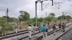 Agnipath Protest in Indore: 'अग्निपथ' के खिलाफ भड़का युवाओं का गुस्सा, इंदौर में रोकी ट्रेन, पुलिस पर पत्थराव, देखें तस्वीरें