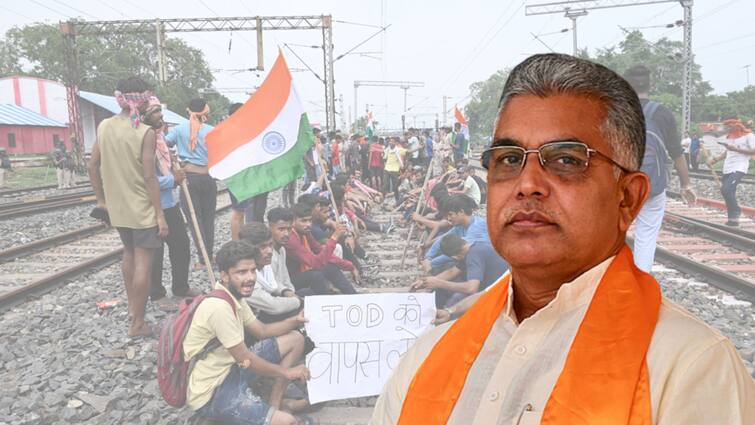 Dilip Ghosh: 'চক্রান্ত করে বিজেপি শাসিত রাজ্যগুলিকে টার্গেট করা হচ্ছে,' অগ্নিপথ ইস্যুতে প্রতিক্রিয়া দিলীপের 'BJP-ruled states are being targeted by conspiracy,' Dilip ghosh commented on Agnipath issue Dilip Ghosh: 'চক্রান্ত করে বিজেপি শাসিত রাজ্যগুলিকে টার্গেট করা হচ্ছে,' অগ্নিপথ ইস্যুতে প্রতিক্রিয়া দিলীপের