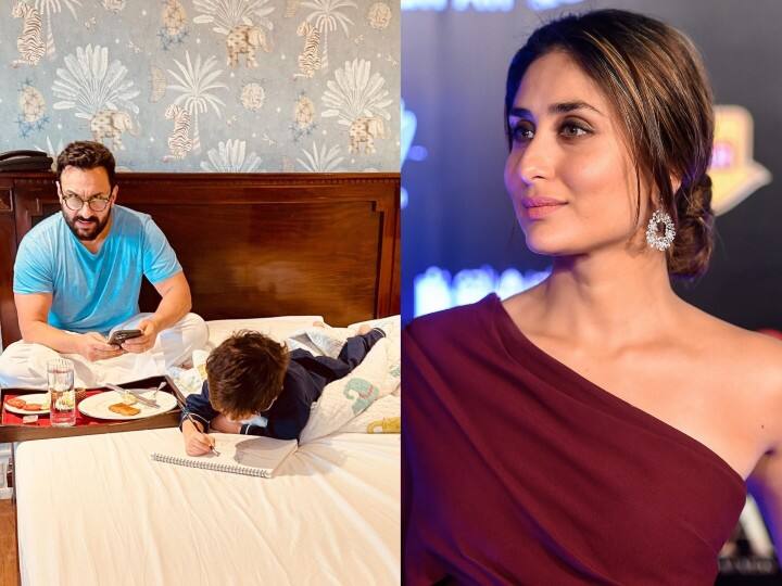 Kareena Kapoor fails to take photo of her son and says he is like his father when it comes to posing ’இந்த விஷயத்துல அப்படியே அவன் அப்பா மாதிரி... ’ - க்யூட் மகன் குறித்து பகிர்ந்த கரீனா!