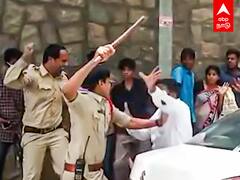 Congress protest : போராட்டத்தில் காங்கிரஸார்.. கொடூரமாக தாக்கிய போலீஸ்.. வெளியான அதிர்ச்சி காட்சிகள்