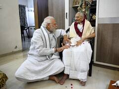 PM Modi Gujarat Visit: प्रधानमंत्री नरेंद्र मोदी ने अपनी मां के जन्मदिन पर की उनसे मुलाकात, दिया ये खास तोहफा