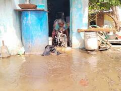 கரூரில் இரவில் கொட்டி தீர்த்த கனமழை - வீடுகளுக்குள் புகுந்த தண்ணீர்...!