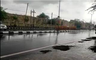 પીએમ મોદીની પાવાગઢ મુલાકાત સમયે જ તળેટીમાં વરસાદ શરુ