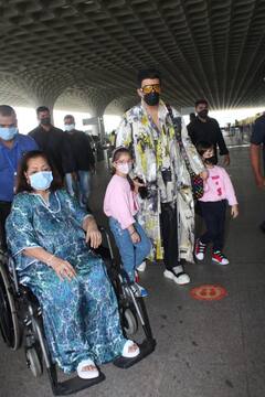 Spotted: फैमिली के साथ छुट्टी मनाने के लिए रवाना हुए Karan Johar, बच्चों और मां के साथ इस अंदाज में आए नजर