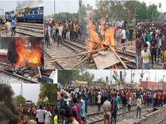 அக்னிபத் திட்டத்தால் கொந்தளிக்கும் இளைஞர்கள்...போர்க்களமாக மாறிய இந்தியா