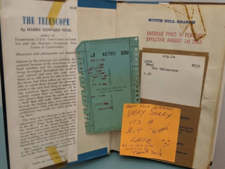 man returned library book after 51 years in vancouver canada 51 साल बाद शख्स ने Library को लौटाई किताब, माफीनामे में कही ये बात