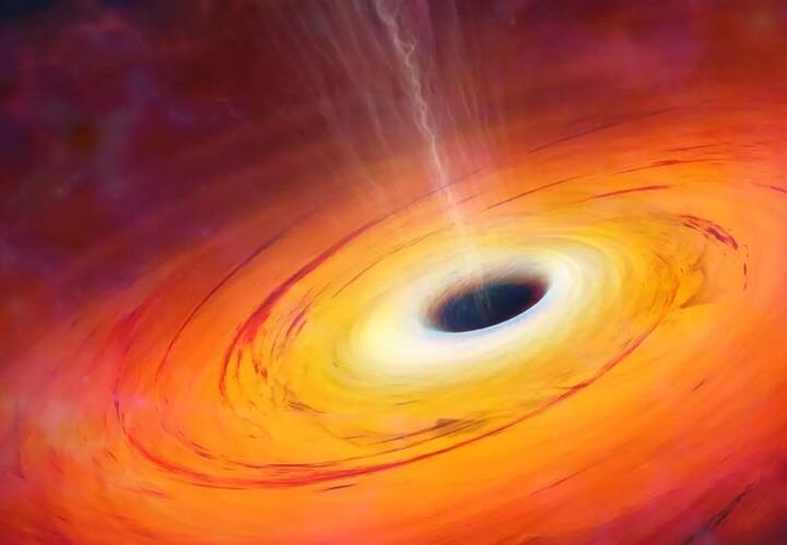 Astronomers find the largest black hole ever in space that consumes one earth per second Black Hole : `ஒரு நொடியில் ஒரு பூமியை இழுக்கும் வேகம்!’ - அதிவேகமாக வளரும் மிகப்பெரிய கருந்துளையைக் கண்டுபிடித்த ஆய்வாளர்கள்!