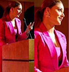 Urvashi Rautela Latest Pics: ਉਰਵਸ਼ੀ ਰੌਤੇਲਾ ਨੇ ਪਿੰਕ ਸੂਟ 'ਚ ਬਿਖੇਰਿਆ ਜਲਵਾ, ਇਕ ਫਿਰ ਲੁੱਟਿਆ ਸਾਰਿਆਂ ਦਾ ਦਿਲ