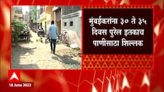 Mumbai Water Shortage : पावसानं दडी मारल्यानं मुंबईवर पाणी संकट ओढवण्याची शक्यता ABP Majha