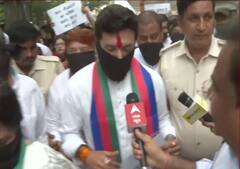 Agnipath योजना के खिलाफ निकले Chirag Paswan, मुंह पर काला कपड़ा बांधकर दर्ज कराया विरोध