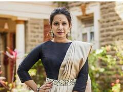 PHOTO: श्रेया बुगडेचं लेटेस्ट फोटोशूट; इंडो-वेस्टर्न साडीत दिसतेय कमाल!