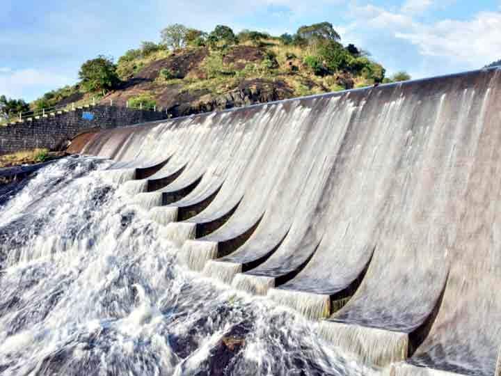 பழனி : முழு கொள்ளளவான 66.47 அடியை எட்டி நிரம்பியது, வரதமாநதி அணை