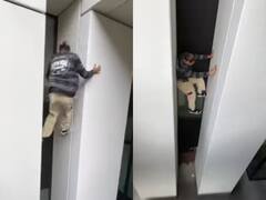 Watch: ये शख्स बिल्डिंग से उतरने के लिए सीढ़ियों का नहीं दीवारों का करता है इस्तेमाल, वीडियो वायरल