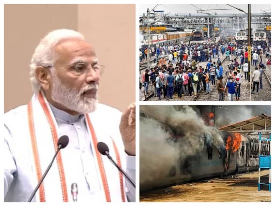 CAA-NRC, कृषि कानून और अग्निपथ योजना... मोदी सरकार के इन बड़े फैसलों पर जमकर हुआ बवाल CAA-NRC, कृषि कानून और अग्निपथ योजना... मोदी सरकार के इन बड़े फैसलों पर जमकर हुआ बवाल
