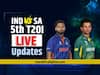 IND vs SA, 5th T20I Live Updates : पावसामुळे पाचवा सामना रद्द, मालिका बरोबरीत