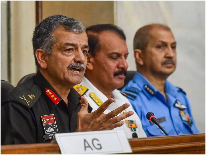 Agnipath Scheme Row joint press conference was held by army airforce and navy regarding Agnipath Scheme ANN