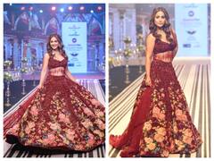 Hina Khan Photos: रेड लहंगे में रैंप पर जलवे बिखेरती दिखीं हिना खान, खूबसूरत अंदाज चुरा लेंगी आपकी भी रातों की नींदें