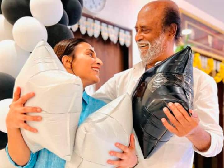 Aishwarya wishes Rajinikanth on Father's day எனது இதயத்துடிப்பு.. சூப்பர் ஸ்டாருக்கு மகள் சொன்ன சூப்பரான வாழ்த்து!!