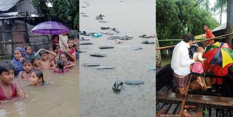 Bangladesh Flood Situation Sylhet Sunamganj waterlogged at least 25 dead more than 44 lakh people affected Bangladesh Flood Situation: বিদ্যুৎস্পৃষ্ট হয়েই মৃত্যু ২১ জনের, বন্যায় বিপর্যস্ত বাংলাদেশ, ক্ষতিগ্রস্ত প্রায় ৪৪ লক্ষ মানুষ