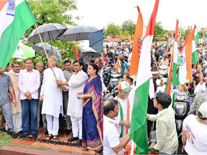 Agnipath Scheme Protest Congress Maha Rally Against Agneepath Scheme in Jaipur in Rajasthan ann Agnipath Scheme Protest: जयपुर में 'अग्निपथ स्कीम' के विरोध में कांग्रेस ने निकाली महारैली, मोदी सरकार पर लगाया बड़ा आरोप